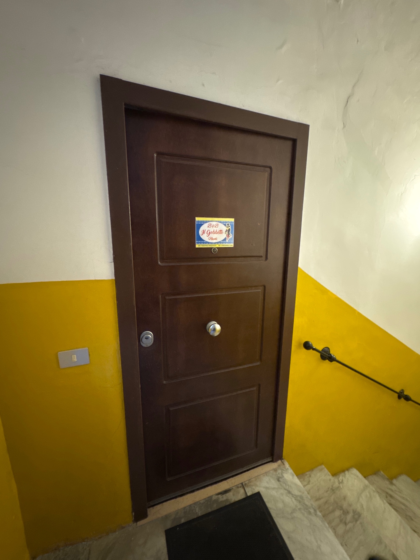 Porta d'ingresso del B&B Il Gobbetto